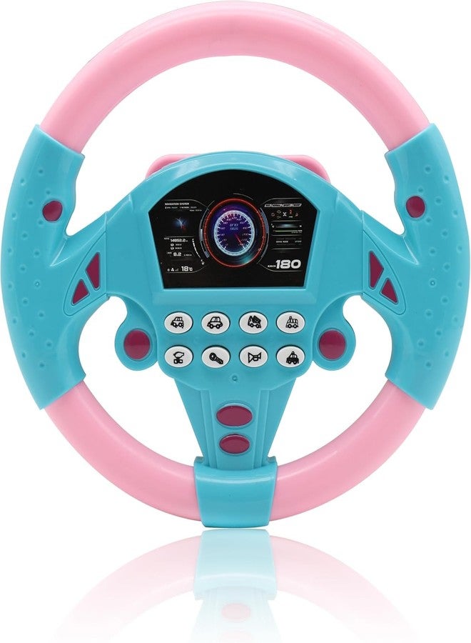 lizepto Kids Driving Steering Wheel Funny Interactive Driving Wheel with Music (PB) - Image 2